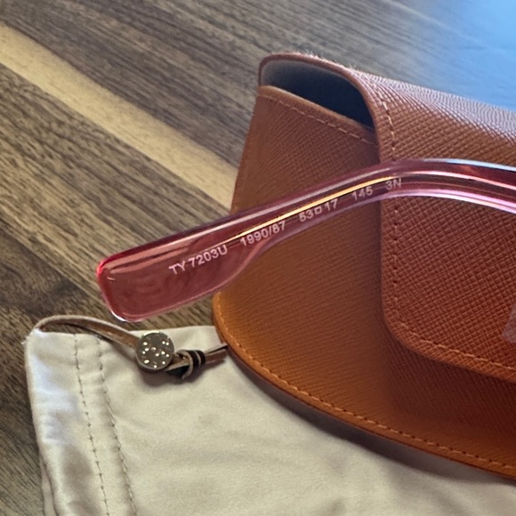 Tory Burch Pink Sunglasses with Case main image 6